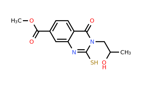 CAS 790681-61-7 | methyl 3-(2-hydroxypropyl)-4-oxo-2-sulfanyl-3,4-dihydroquinazoline-7-carboxylate