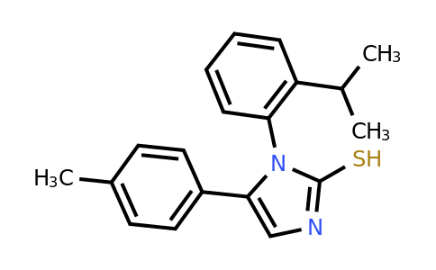 CAS 790681-62-8 | 5-(4-methylphenyl)-1-[2-(propan-2-yl)phenyl]-1H-imidazole-2-thiol
