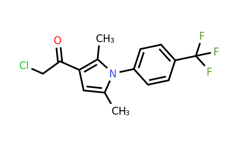 CAS 790681-71-9 | 2-Chloro-1-(2,5-dimethyl-1-(4-(trifluoromethyl)phenyl)-1H-pyrrol-3-yl)ethanone