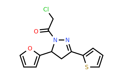 CAS 790725-77-8 | 2-chloro-1-[5-(furan-2-yl)-3-(thiophen-2-yl)-4,5-dihydro-1H-pyrazol-1-yl]ethan-1-one