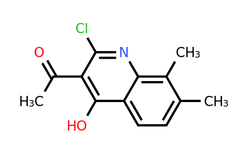 CAS 79074-98-9 | 1-(2-Chloro-4-hydroxy-7,8-dimethylquinolin-3-yl)ethanone