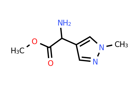 CAS 791043-75-9 | methyl 2-amino-2-(1-methylpyrazol-4-yl)acetate