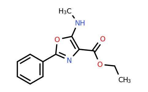CAS 791843-40-8 | Ethyl 5-(methylamino)-2-phenyloxazole-4-carboxylate