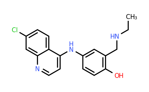 CAS 79352-78-6 | 4-((7-Chloroquinolin-4-yl)amino)-2-((ethylamino)methyl)phenol
