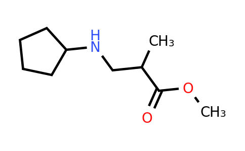 CAS 793607-17-7 | Methyl 3-(cyclopentylamino)-2-methylpropanoate
