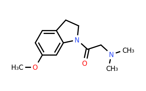 CAS 793672-18-1 | 2-(Dimethylamino)-1-(6-methoxyindolin-1-yl)ethanone