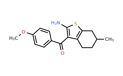 CAS 793678-80-5 | 3-(4-methoxybenzoyl)-6-methyl-4,5,6,7-tetrahydro-1-benzothiophen-2-amine