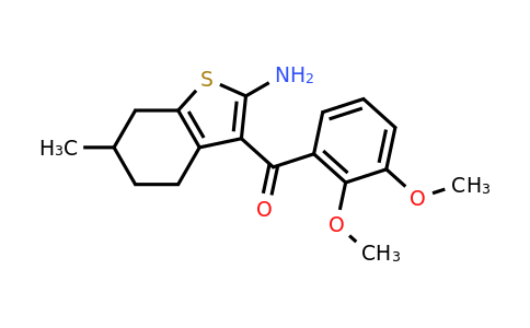 CAS 793678-83-8 | 3-(2,3-dimethoxybenzoyl)-6-methyl-4,5,6,7-tetrahydro-1-benzothiophen-2-amine