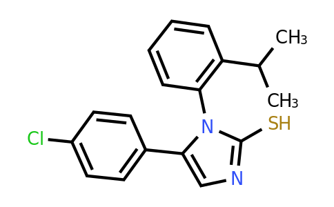 CAS 793678-95-2 | 5-(4-chlorophenyl)-1-[2-(propan-2-yl)phenyl]-1H-imidazole-2-thiol