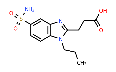 CAS 793678-98-5 | 3-(1-propyl-5-sulfamoyl-1H-1,3-benzodiazol-2-yl)propanoic acid