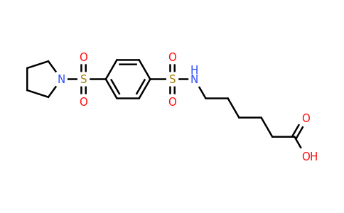CAS 793690-04-7 | 6-[4-(pyrrolidine-1-sulfonyl)benzenesulfonamido]hexanoic acid