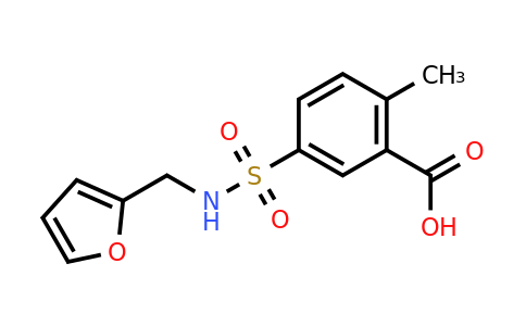 CAS 793690-07-0 | 5-{[(furan-2-yl)methyl]sulfamoyl}-2-methylbenzoic acid