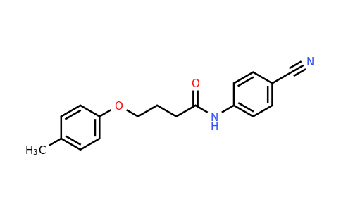 CAS 793692-57-6 | N-(4-Cyanophenyl)-4-(4-methylphenoxy)butanamide