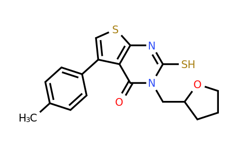 CAS 793716-03-7 | 5-(4-methylphenyl)-3-[(oxolan-2-yl)methyl]-2-sulfanyl-3H,4H-thieno[2,3-d]pyrimidin-4-one