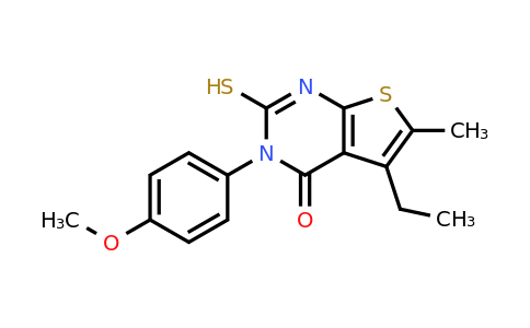 CAS 793716-04-8 | 5-ethyl-3-(4-methoxyphenyl)-6-methyl-2-sulfanyl-3H,4H-thieno[2,3-d]pyrimidin-4-one