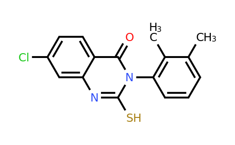 CAS 793716-08-2 | 7-chloro-3-(2,3-dimethylphenyl)-2-sulfanyl-3,4-dihydroquinazolin-4-one