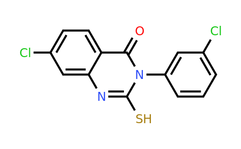 CAS 793716-09-3 | 7-chloro-3-(3-chlorophenyl)-2-sulfanyl-3,4-dihydroquinazolin-4-one