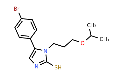 CAS 793716-12-8 | 5-(4-bromophenyl)-1-[3-(propan-2-yloxy)propyl]-1H-imidazole-2-thiol