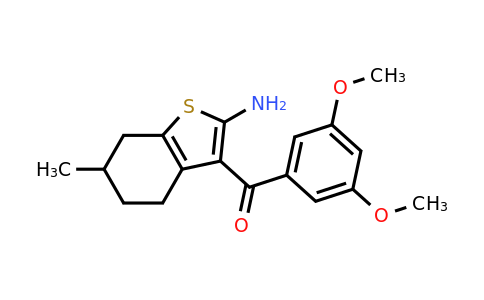 CAS 793716-17-3 | 3-(3,5-dimethoxybenzoyl)-6-methyl-4,5,6,7-tetrahydro-1-benzothiophen-2-amine