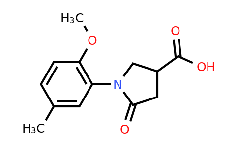 CAS 793727-59-0 | 1-(2-methoxy-5-methylphenyl)-5-oxopyrrolidine-3-carboxylic acid