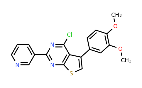 CAS 793727-89-6 | 3-[4-chloro-5-(3,4-dimethoxyphenyl)thieno[2,3-d]pyrimidin-2-yl]pyridine
