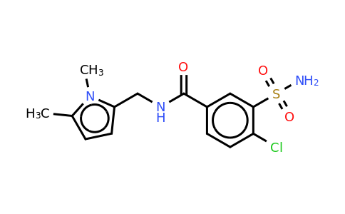CAS 793731-95-0 | 4-chloro-N-((1,5-dimethyl-1H-pyrrol-2-yl)methyl)-3-sulfamoylbenzamide