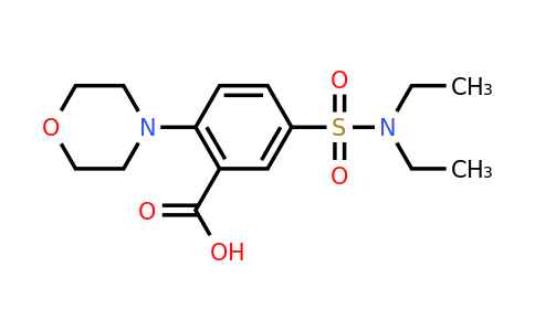 CAS 794554-68-0 | 5-(diethylsulfamoyl)-2-(morpholin-4-yl)benzoic acid