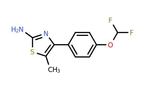 CAS 794578-70-4 | 4-[4-(difluoromethoxy)phenyl]-5-methyl-1,3-thiazol-2-amine