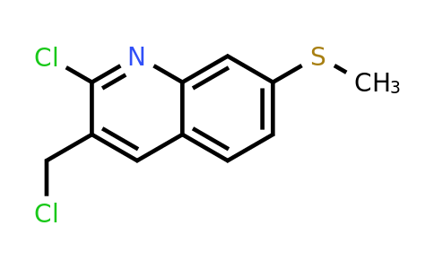 CAS 794582-34-6 | 2-Chloro-3-(chloromethyl)-7-(methylthio)quinoline