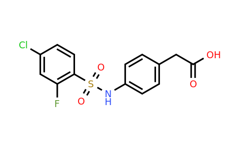CAS 794584-38-6 | 2-[4-(4-chloro-2-fluorobenzenesulfonamido)phenyl]acetic acid