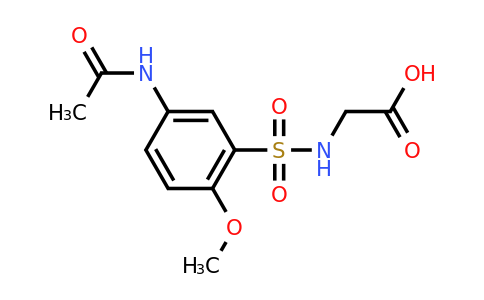 CAS 794584-41-1 | 2-(5-acetamido-2-methoxybenzenesulfonamido)acetic acid
