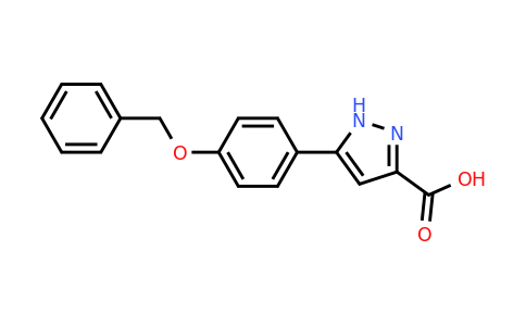 CAS 795260-68-3 | 5-(4-(Benzyloxy)phenyl)-1H-pyrazole-3-carboxylic acid