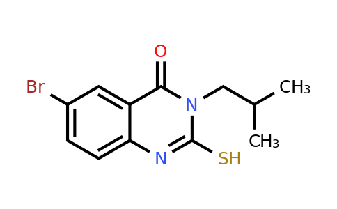 CAS 795290-90-3 | 6-bromo-3-(2-methylpropyl)-2-sulfanyl-3,4-dihydroquinazolin-4-one