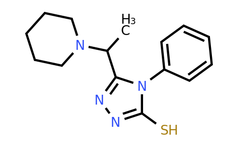 CAS 795291-01-9 | 4-phenyl-5-[1-(piperidin-1-yl)ethyl]-4H-1,2,4-triazole-3-thiol