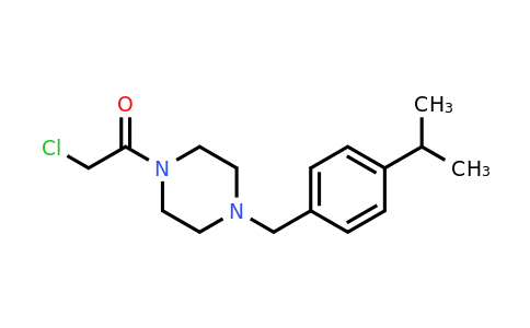 CAS 796067-50-0 | 2-chloro-1-(4-{[4-(propan-2-yl)phenyl]methyl}piperazin-1-yl)ethan-1-one