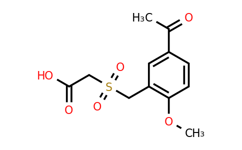 CAS 796067-51-1 | 2-[(5-acetyl-2-methoxyphenyl)methanesulfonyl]acetic acid