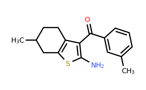 CAS 796067-54-4 | 6-methyl-3-(3-methylbenzoyl)-4,5,6,7-tetrahydro-1-benzothiophen-2-amine