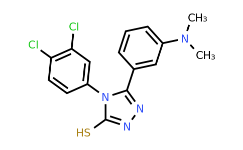CAS 796067-57-7 | 4-(3,4-dichlorophenyl)-5-[3-(dimethylamino)phenyl]-4H-1,2,4-triazole-3-thiol