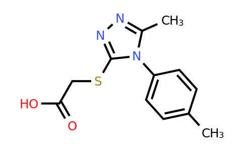 CAS 796067-59-9 | 2-{[5-methyl-4-(4-methylphenyl)-4H-1,2,4-triazol-3-yl]sulfanyl}acetic acid