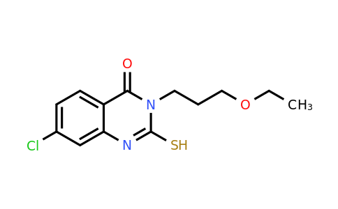 CAS 796067-61-3 | 7-chloro-3-(3-ethoxypropyl)-2-sulfanyl-3,4-dihydroquinazolin-4-one