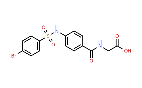 CAS 796083-84-6 | 2-{[4-(4-bromobenzenesulfonamido)phenyl]formamido}acetic acid