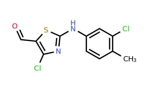 CAS 796084-51-0 | 4-chloro-2-[(3-chloro-4-methylphenyl)amino]-1,3-thiazole-5-carbaldehyde