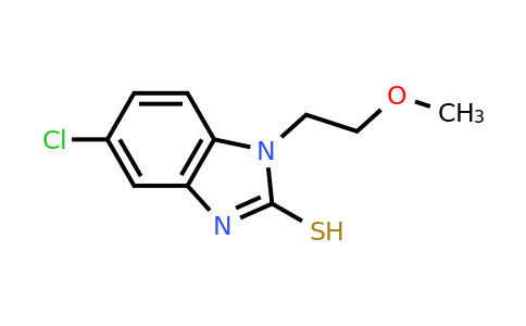 CAS 796084-53-2 | 5-chloro-1-(2-methoxyethyl)-1H-1,3-benzodiazole-2-thiol