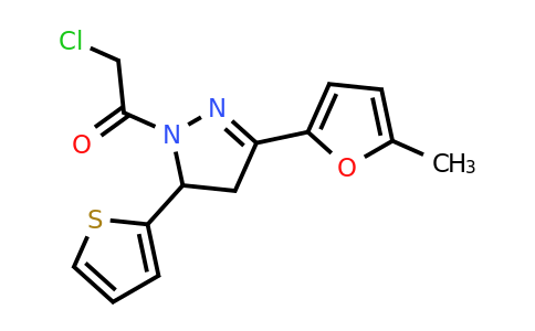CAS 796084-56-5 | 2-chloro-1-[3-(5-methylfuran-2-yl)-5-(thiophen-2-yl)-4,5-dihydro-1H-pyrazol-1-yl]ethan-1-one