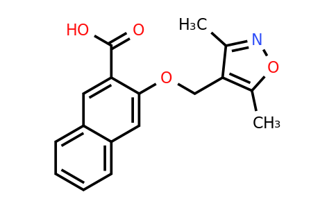 CAS 796084-60-1 | 3-[(3,5-dimethyl-1,2-oxazol-4-yl)methoxy]naphthalene-2-carboxylic acid