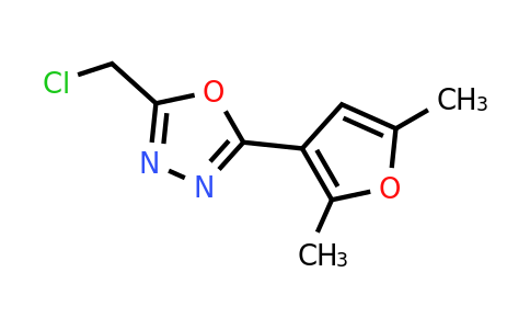 CAS 796106-49-5 | 2-(chloromethyl)-5-(2,5-dimethylfuran-3-yl)-1,3,4-oxadiazole