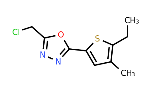 CAS 796106-51-9 | 2-(chloromethyl)-5-(5-ethyl-4-methylthiophen-2-yl)-1,3,4-oxadiazole