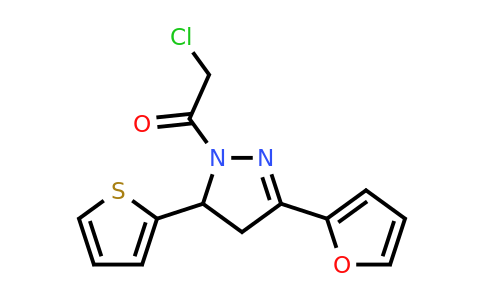CAS 796106-54-2 | 2-chloro-1-[3-(furan-2-yl)-5-(thiophen-2-yl)-4,5-dihydro-1H-pyrazol-1-yl]ethan-1-one