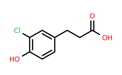CAS 79669-18-4 | 3-(3-chloro-4-hydroxyphenyl)propanoic acid