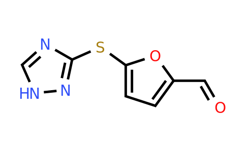 CAS 797807-53-5 | 5-((1H-1,2,4-Triazol-3-yl)thio)furan-2-carbaldehyde